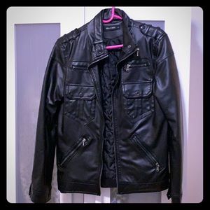 Men leather jacket